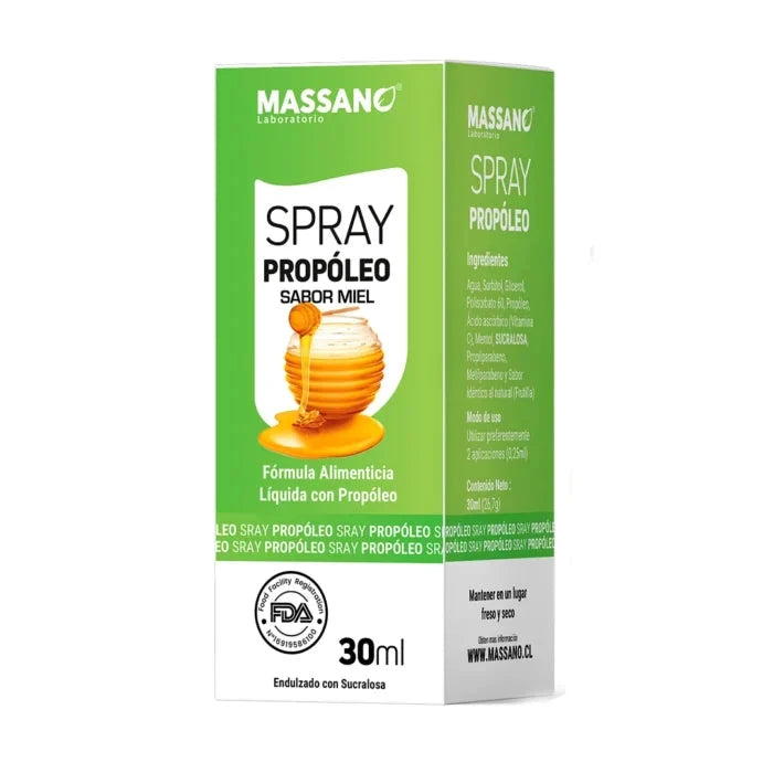 Propoleo Spray "Miel" X 30 ml Massano